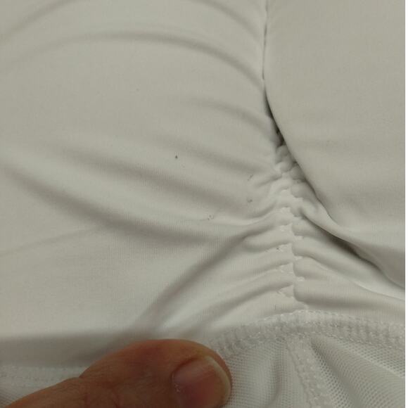 Hey Girl NWT Size Large White Butt Lifter Shapewear Lace Trim Panty Shorts - Picture 4 of 6